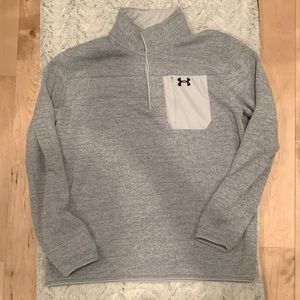 Under Armour Men's Specialist Henley 2.0 (XXL, Halo Gray/Black)